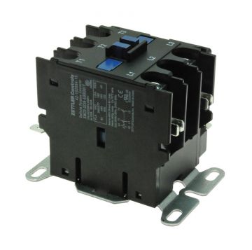 Ruud 42-102664-15 Contactor - 30A 2-Pole for 24V coil with Auxiliary Contacts