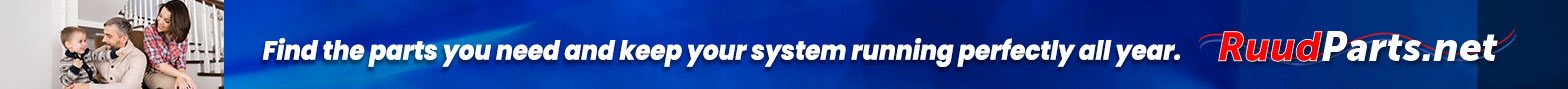 Thousands of Ruud Parts in Stock