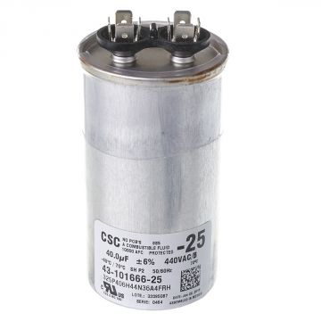 Ruud 43-101666-25 Capacitor - 40/440 Single Round