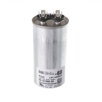 Ruud 43-101666-68 Capacitor - 45/440 Single Round