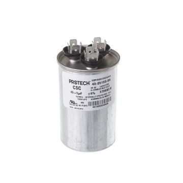 Ruud 43-25133-06 Capacitor - 45/5/370 Dual Round
