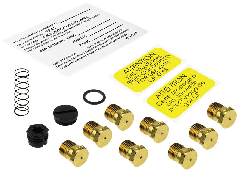 Ruud FP-33 Gas Conversion Kit for Liquid Propane