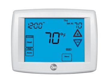 Ruud RHC-TST422DFMS Touchscreen Thermostat GE 2 Hot 2 Cold and HP 3 Hot 2 Cold