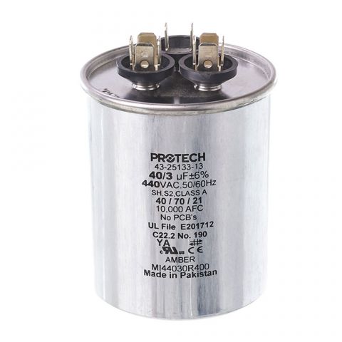 Ruud 43-25133-13 Capacitor - 40/3/440 Dual Round