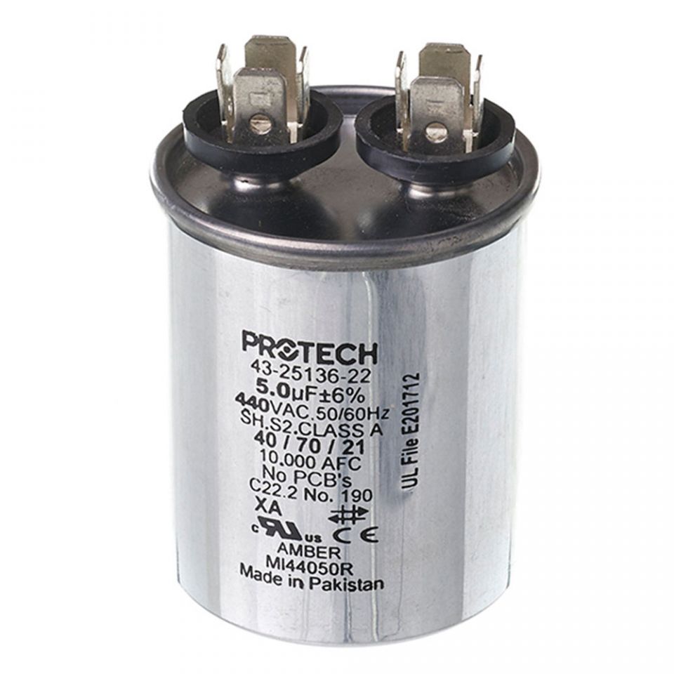 Ruud 43-25136-22 Capacitor - 5/440 Single Round
