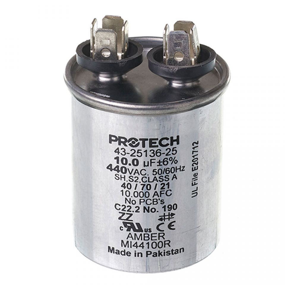 Ruud 43-25136-25 Capacitor - 10/440 Single Round