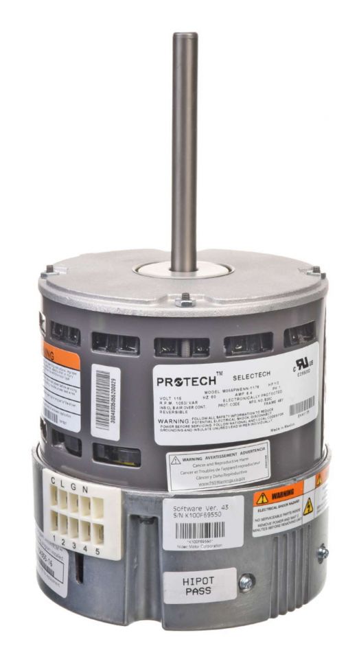 Ruud 51-104355-16 Blower Motor 1/2 HP Selectech 120V