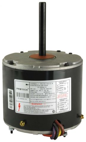 Ruud 51-23054-13 Condenser Motor 1/5 HP ProTech 208-230/1/60 825 RPM 1 Speed