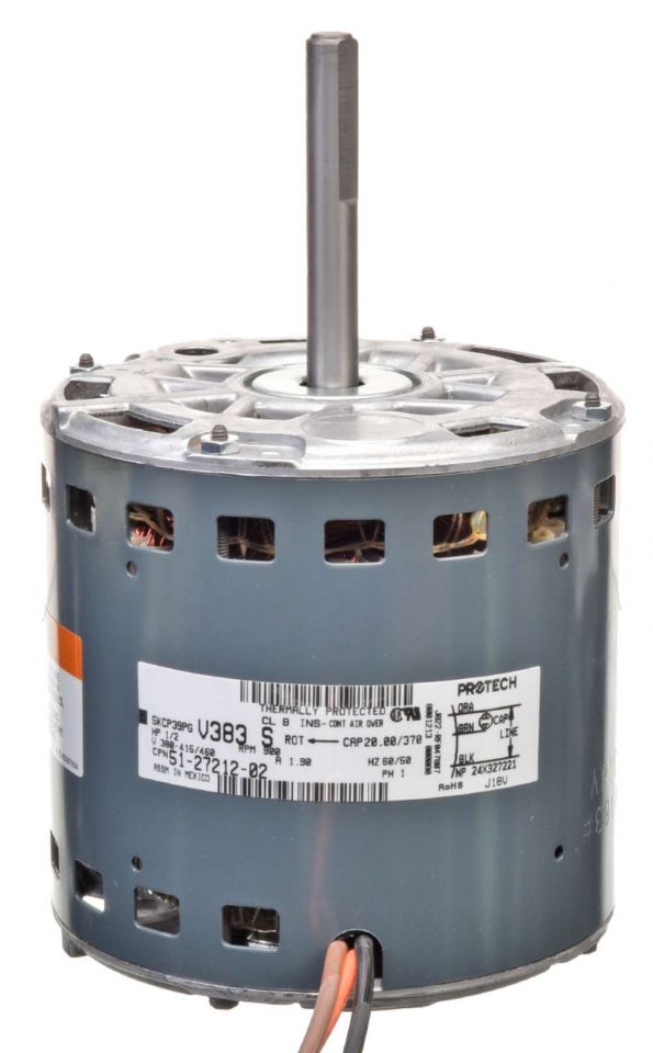 Ruud 51-27212-02 Blower Motor 1/2 HP 460 825 RPM 1 Speed