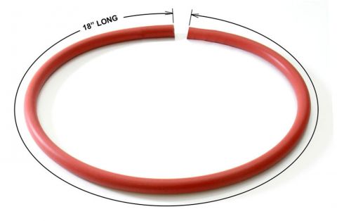 Ruud 79-21491-83 3/16 inch X 18 inch Silicone Rubber Tubing